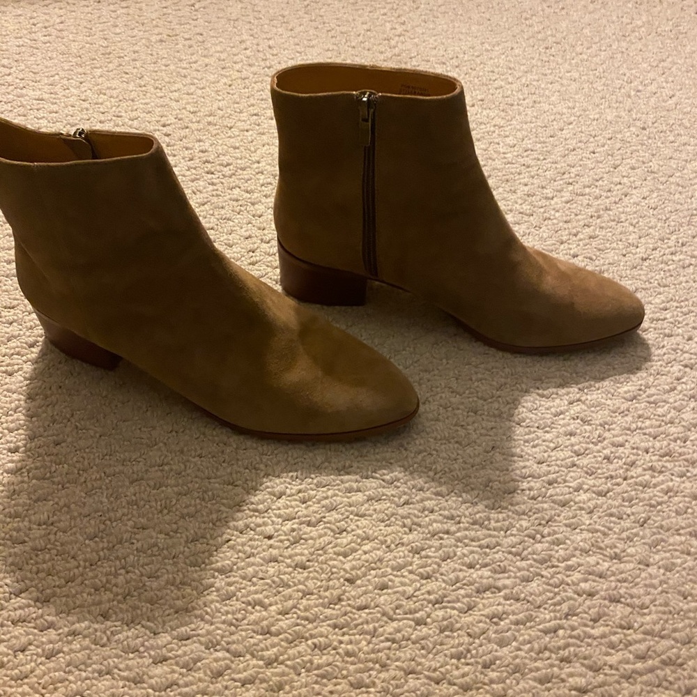 J Crew Camel Booties